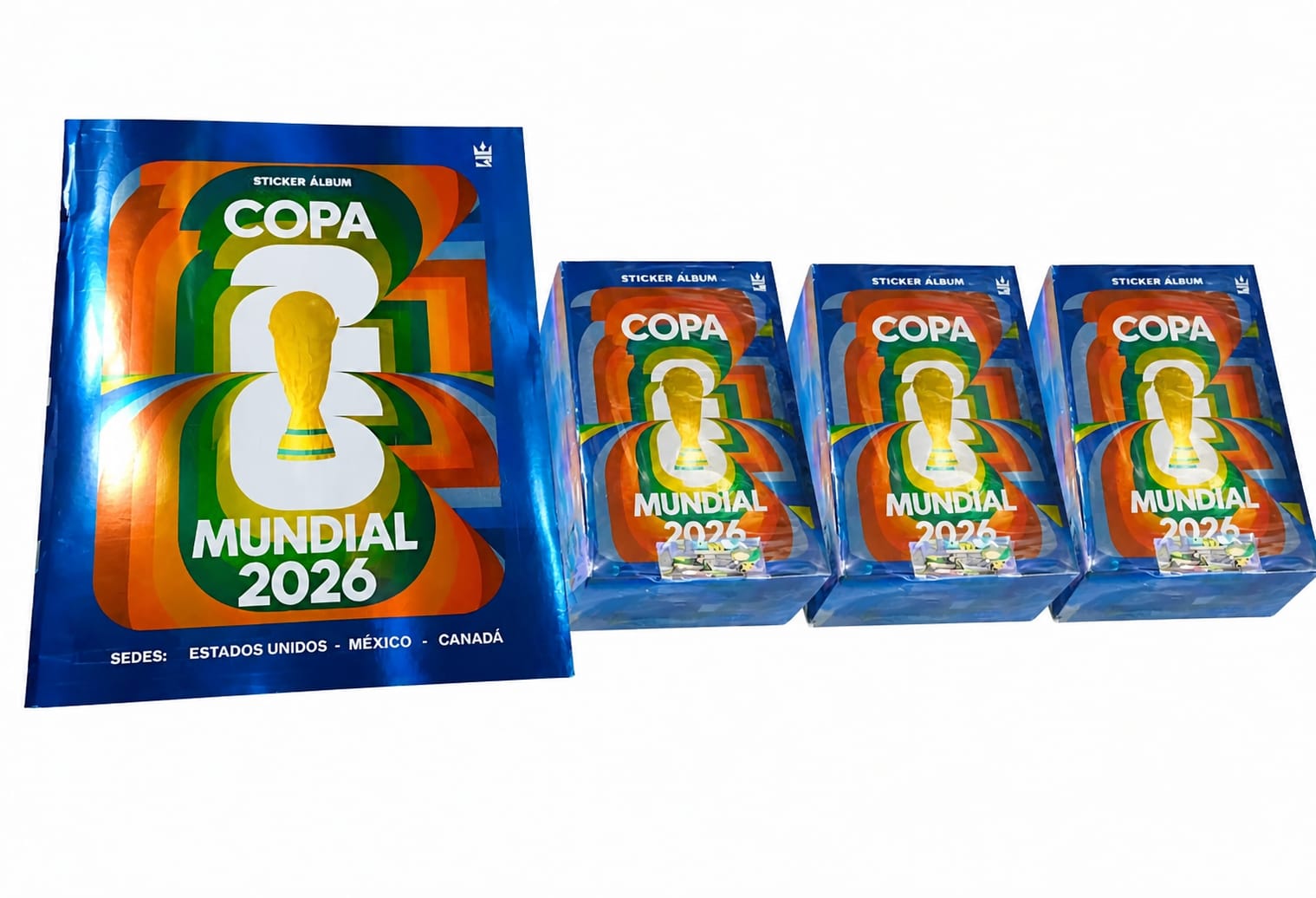 Album Mundial 2026 Editorial 3 Reyes (Navarrete) + 3 Cajas de 50 Sobres