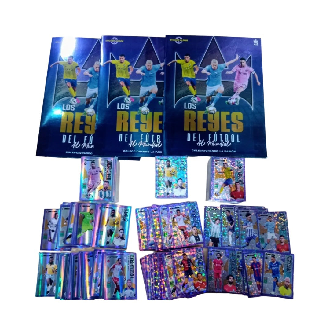 Album Reyes del Fútbol Tres Reyes Completo