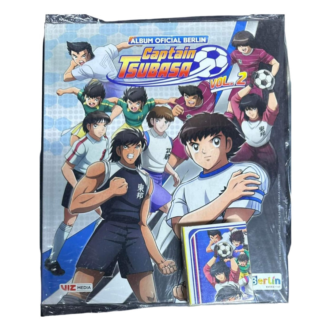 Album Tapa Dura Capitan Tsubasa Supercampeones Berlin Completo
