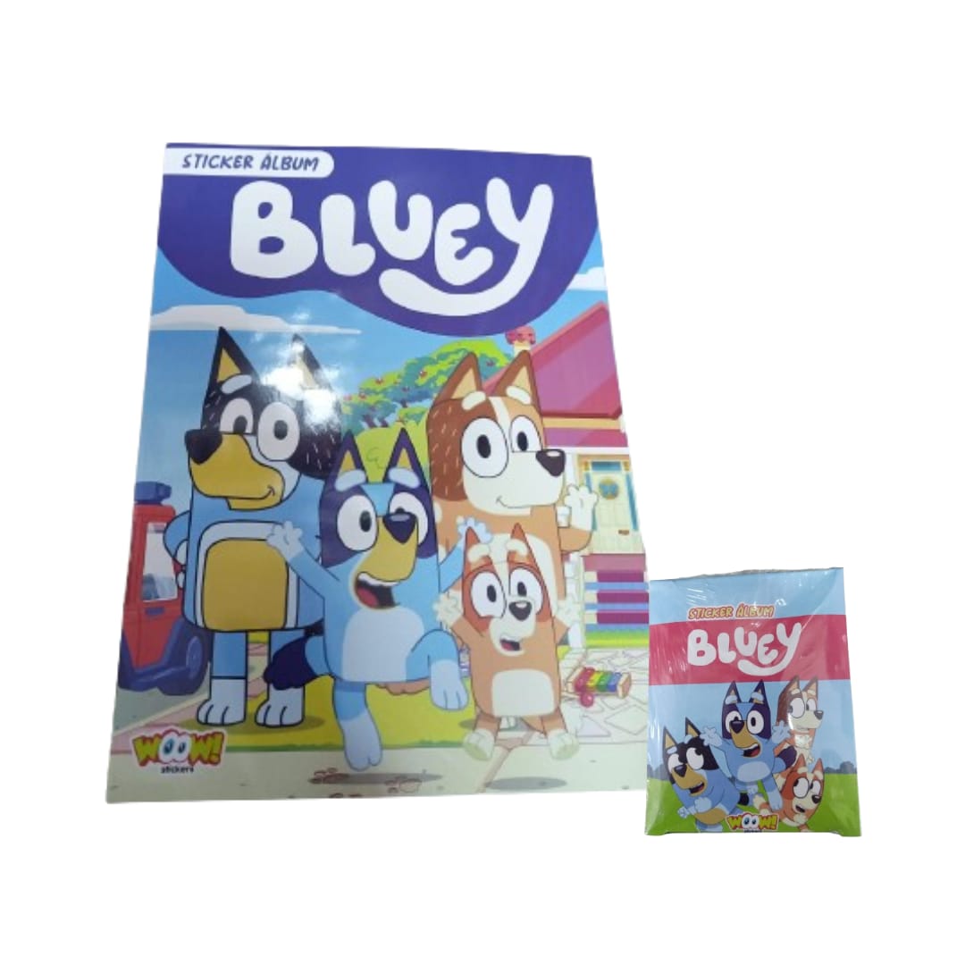 Album Bluey Editorial Wow + Caja 50 Sobres