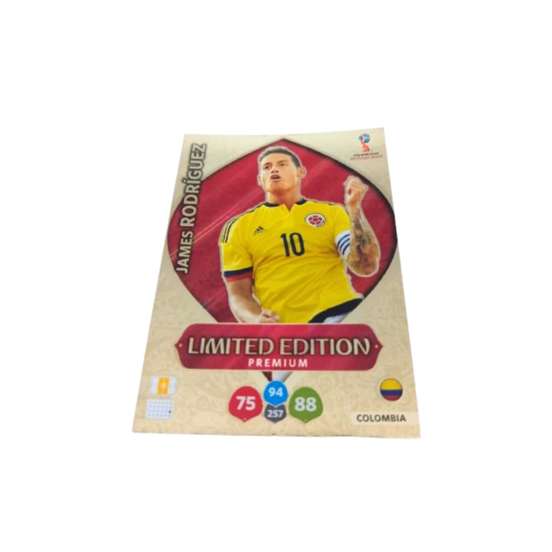 Limited Edition James Rodriguez Rusia 2018 Panini Adrenalyn XL