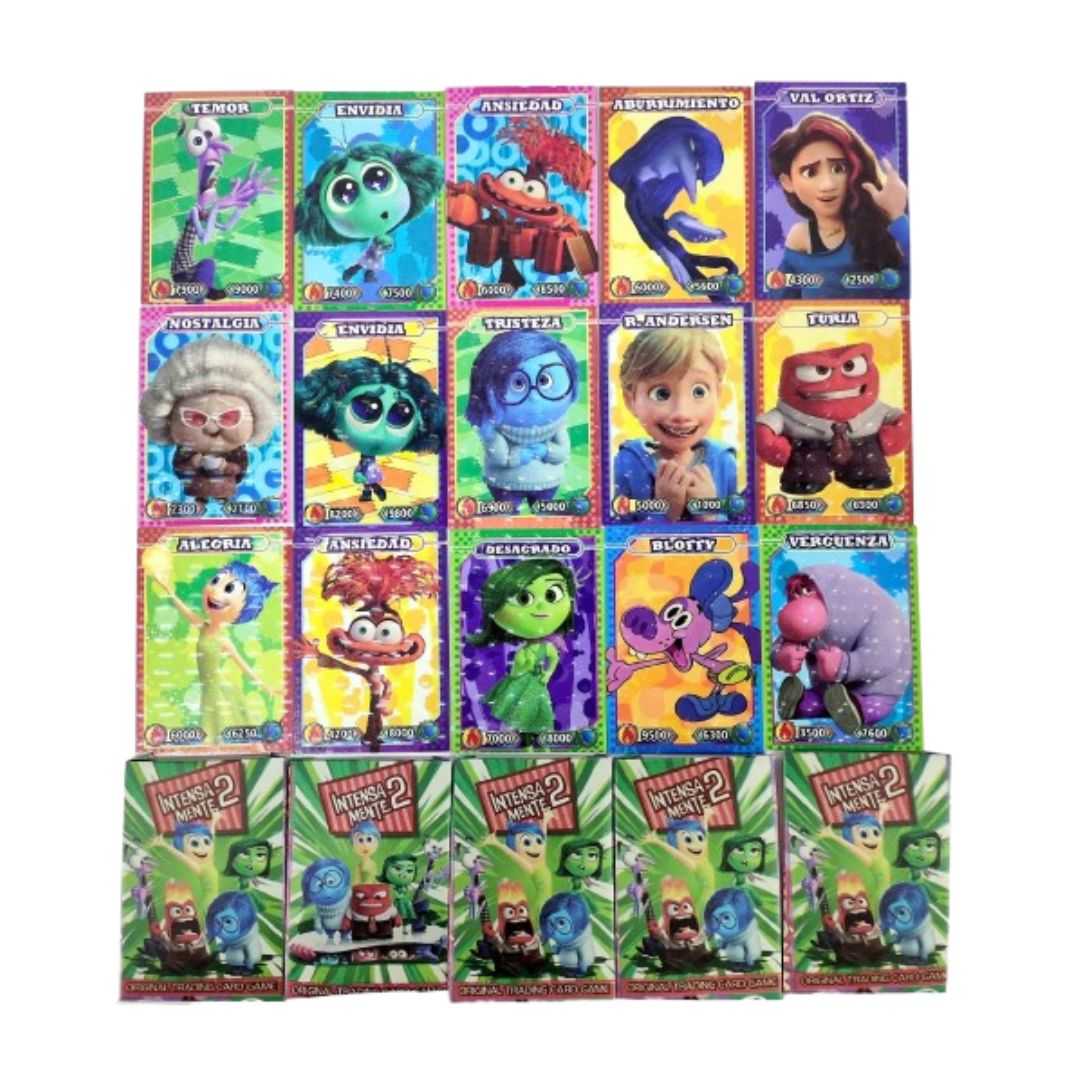 Tarjetas Holograficas Intensamente 2 Paquete x 50 Sobres