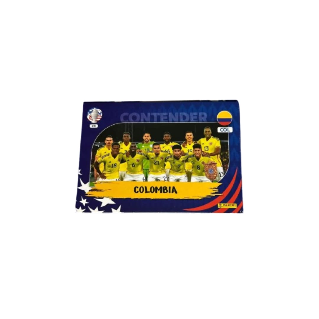 Tarjeta Seleccion Colombia Update Copa America 2024 Panini