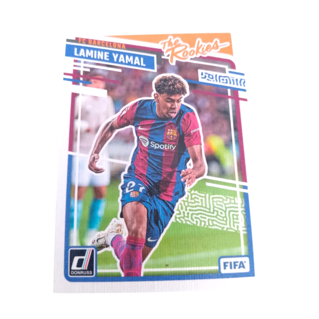 Tarjeta Base Lamine Yamal Barcelona Rookie Donruss