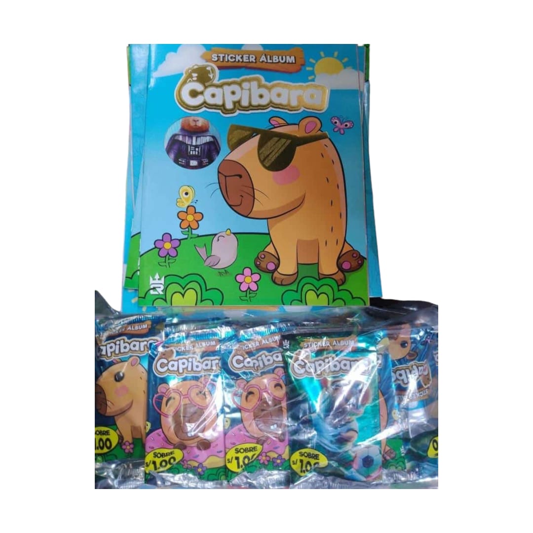 Album Capibara + Caja 50 Sobres Editorial 3 Reyes