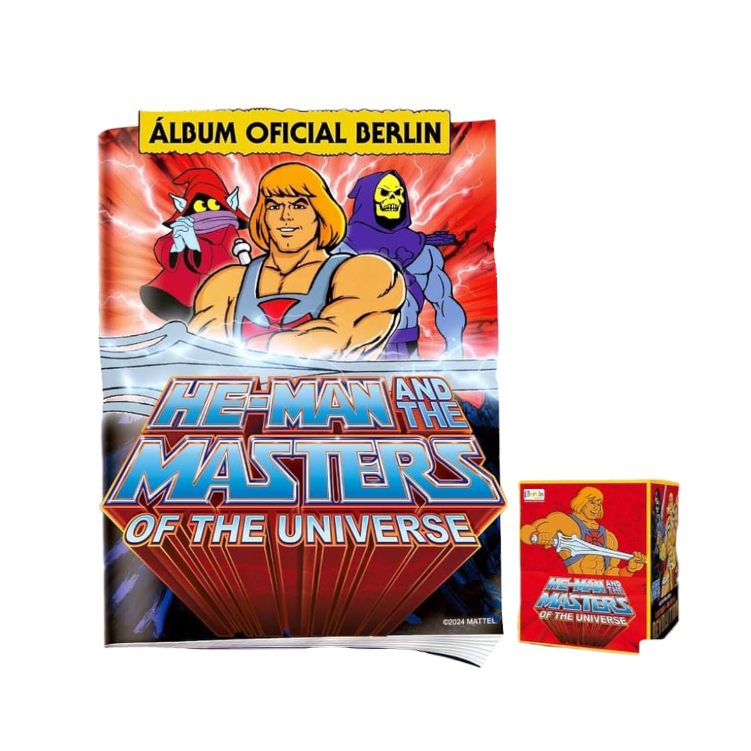 Album He Man Master of the Universe Editorial Berlin + Caja 50 Sobres