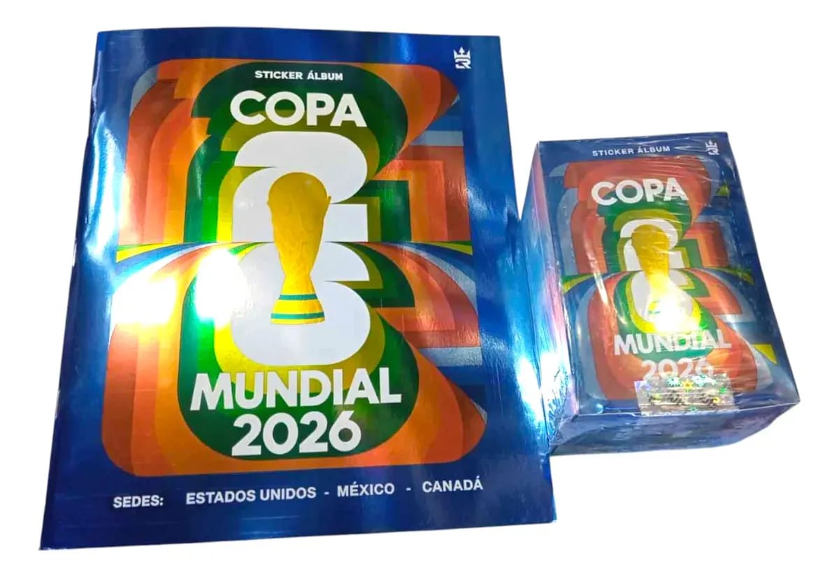Album Mundial 2026 Editorial 3 Reyes (Navarrete) + Caja 50 Sobres