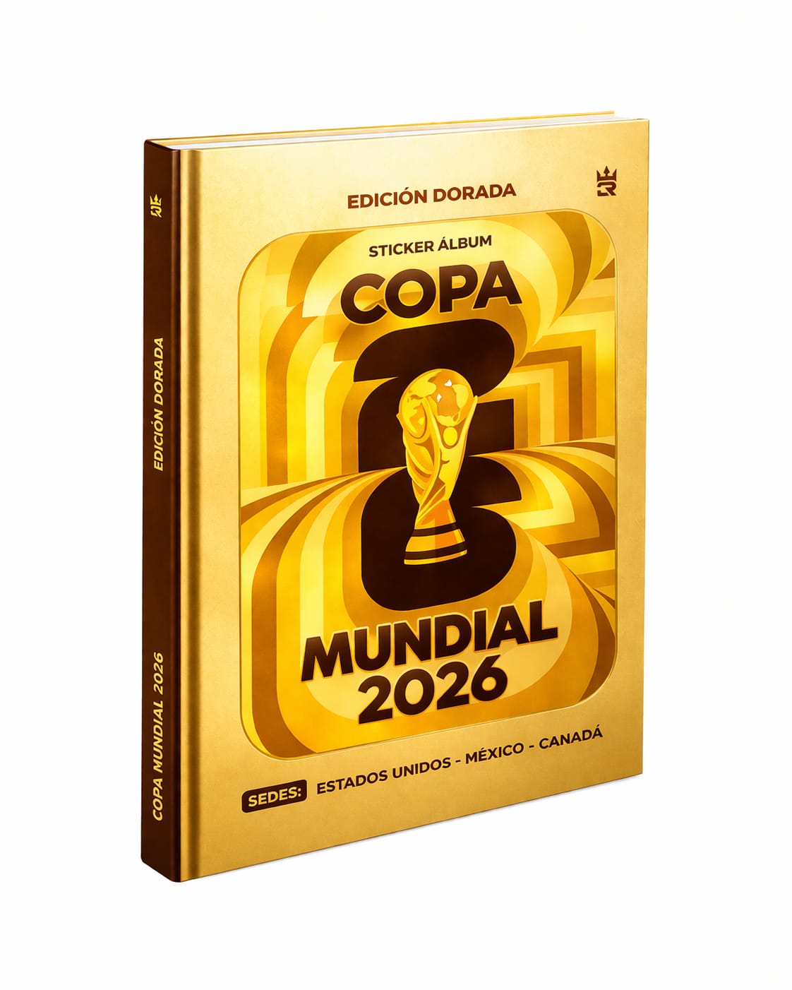 Album Tapa Dura Dorada Mundial 2026 3 Reyes (Navarrete)